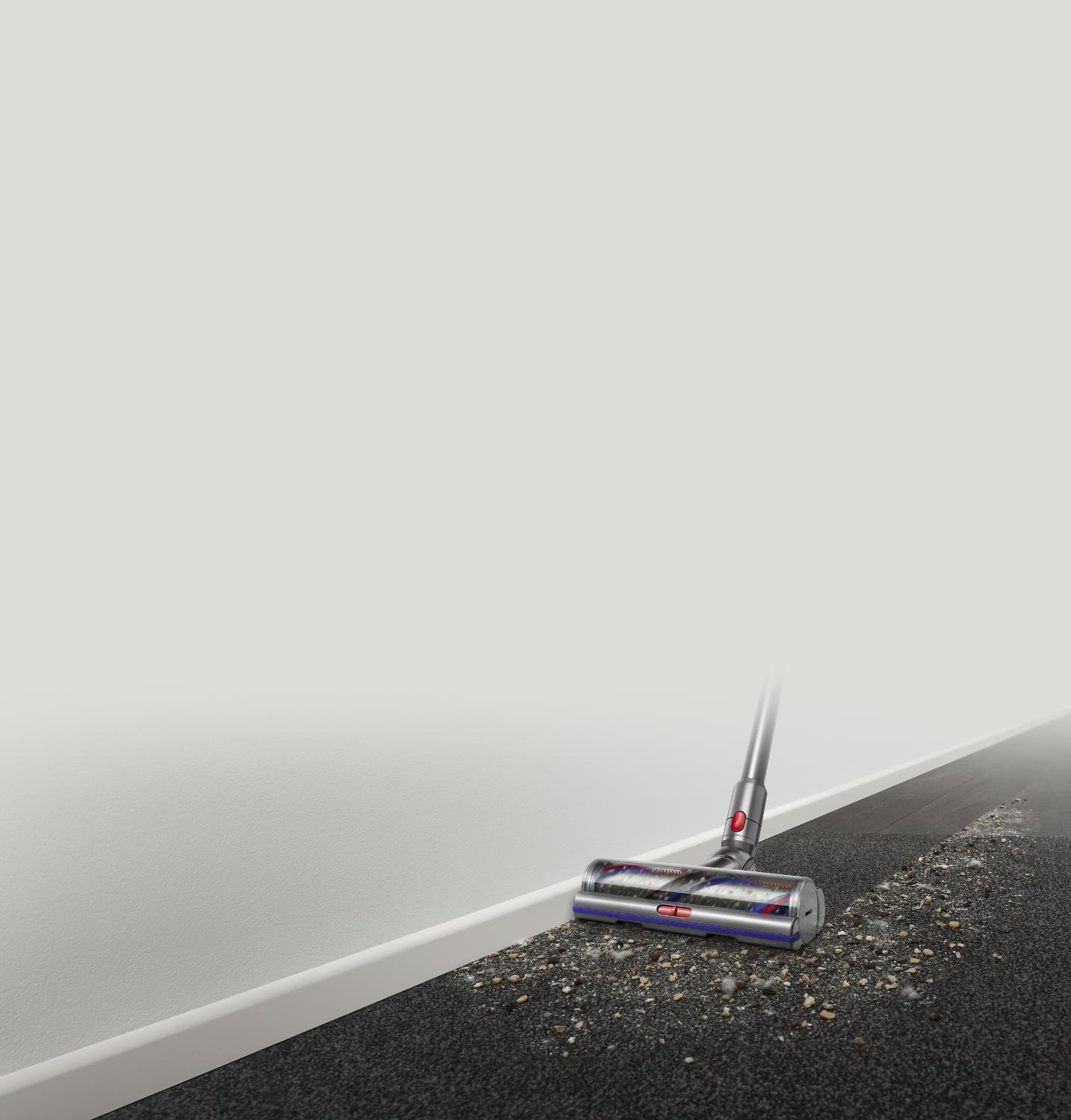 Digital Motorbar met klitvrije technologie voor schoonmaakklussen op harde vloeren en tapijt